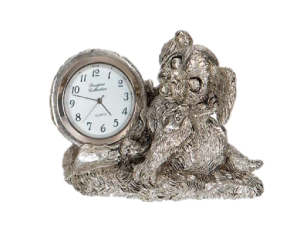 Ρολόι Επιτραπέζιο σκυλάκι 925 silver 05S-104
