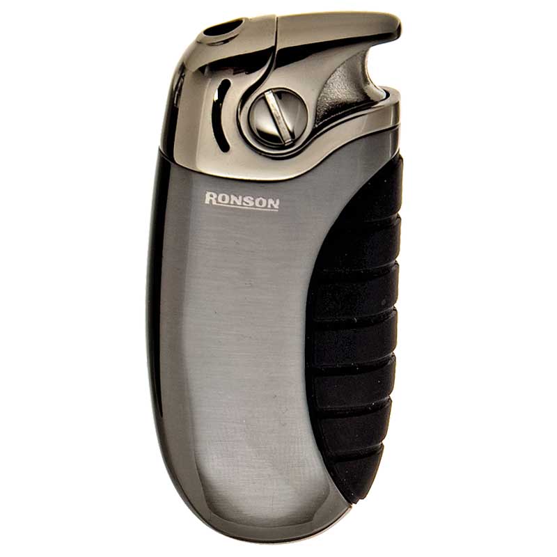 Αναπτήρας ronson piezo iron gun metal