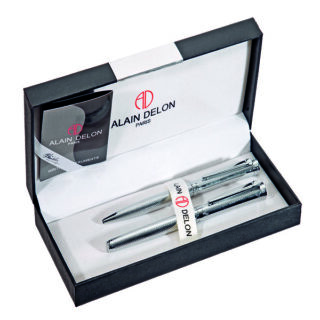 Σετ Στυλό με Πένα echo 2 plated barley disign trim rhodium