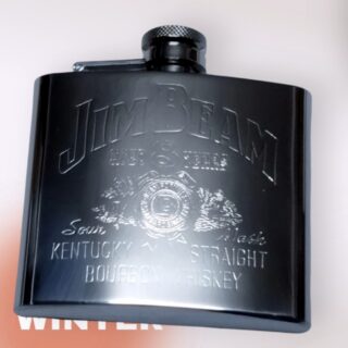 Aνοξείδωτο φλασκί ποτού Jim Beam 5oz 175ml