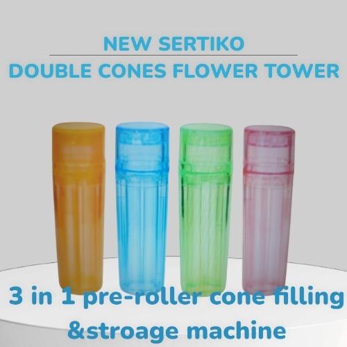 SERTIKO- Τρίφτης Καπνού Grider+ 2 Cone Filler Γέμισμα Κώνου - Image 2