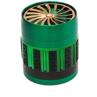 Τρίφτης καπνού 5 PARTS METAL GRINDER SERTIKO ALUMINIU 63MM GREEN