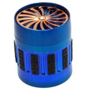 Τρίφτης καπνού 5 PARTS METAL GRINDER  SERTIKO ALUMINIU 63MM BLEU